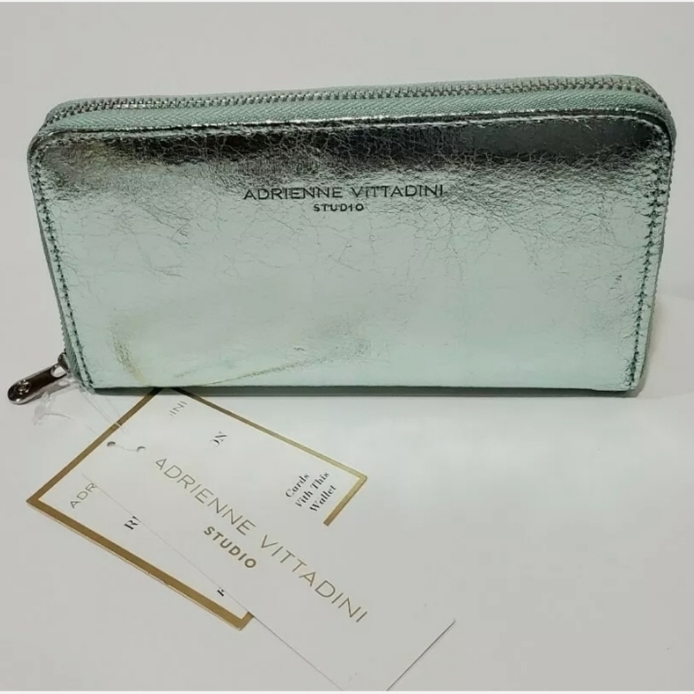 Adrienne Vittadini Metallic Wallet